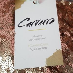 Glitter rose gold sequence dress